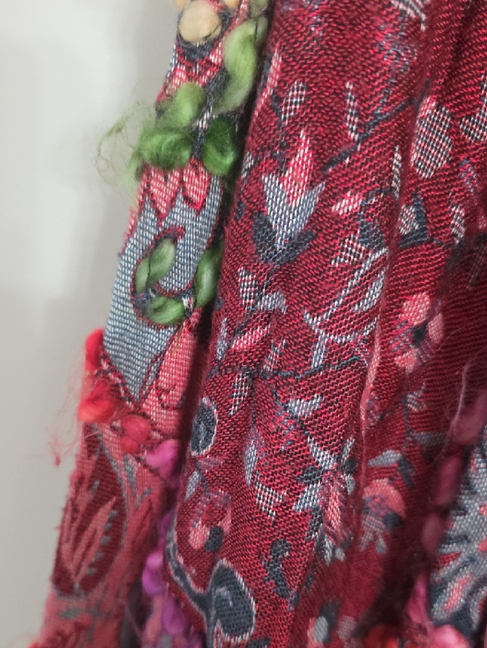 Raj Patterned Rayon Vest - Picture 2 of 7